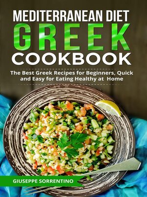 cover image of Mediterranean Diet Greek Cookbook